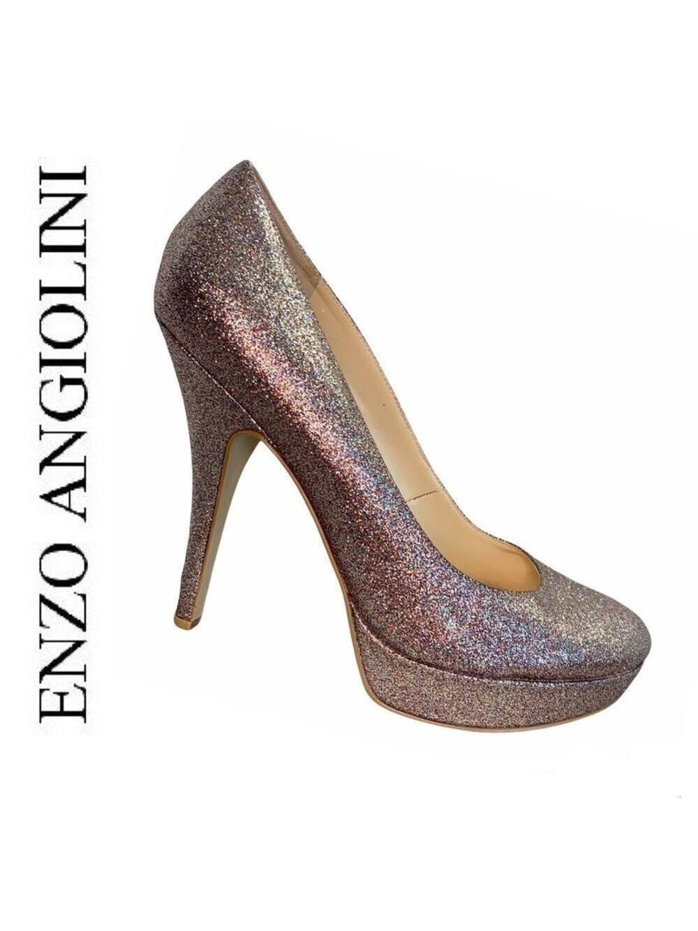 Enzo Angiolini Glitter multicoloured High Heels 10